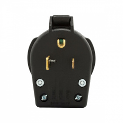 Arrow Hart Clavija, 30A, 125V, Negro 