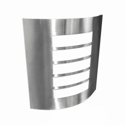 Artlite Lámpara para Pared ADE-005, Exteriores, hasta 50W, Base E26, Acero, para Casa - No Incluye Foco 