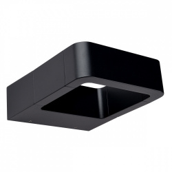 Artlite Lámpara LED para Pared ADE-014, Exteriores, Luz Fría, 10W, 850 Lúmenes, Negro, para Iluminación Comercial/Casa 
