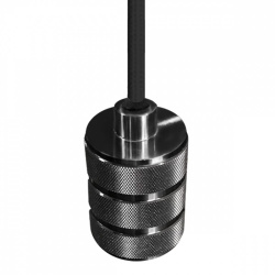 Artlite Lámpara para Techo ADE-605, Interiores, hasta 100W, Base E27, Negro, para Casa - No Incluye Foco 