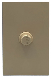 Artlite Atenuador de Luz Giratorio APL-511, 1 Módulo, Oro 