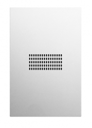 Artlite Placa para Pared Luxury Zumbador, 1 Pieza, Blanco 