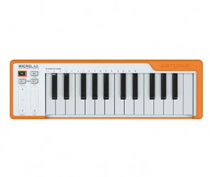 Arturia Teclado MIDI Microlab, 25 Teclas, USB, Naranja 