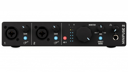 Arturia Interfaz de Audio MiniFuse 2, USB, XLR, Negro 