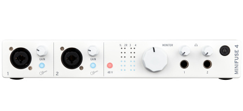 Arturia Interfaz de Audio MiniFuse 4, USB, XLR, Blanco 