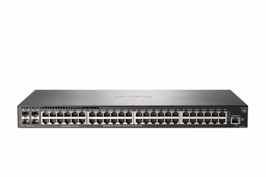 Switch Aruba Gigabit Ethernet 2930F 48G 4SFP, 48 Puertos 10/100/1000Mbps + 4 Puertos SFP, 104 Gbit/s, 32.768 Entradas - Administrable 
