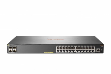 Switch Aruba Gigabit Ethernet 2930F 24G PoE+ 4SFP, 24 Puertos PoE+ 10/100/1000Mbps + 4 Puertos SFP, 56 Gbit/s, 32.768 Entradas - Administrable 