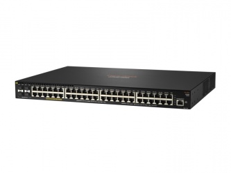 Switch Aruba Gigabit Ethernet 2930F, 48 Puertos PoE+ 10/100/1000Mbps + 4 Puertos SFP, 176 Gbit/s - Administrable 