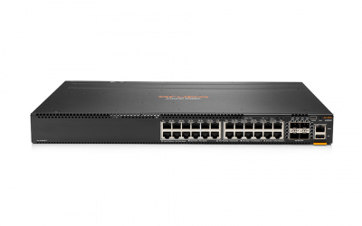 Switch Aruba Gigabit Ethernet CX 6300M, 24 Puertos 10/100/1000Mbps + 4 Puertos SFP, 448Gbit/s, 32000 Entradas - Administrable 