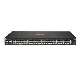 Switch Aruba Gigabit Ethernet 6100, 48 Puertos PoE 10/100/1000Mbps + 4 Puertos SFP+, 176Gbit/s, 8192 Entradas - Administrable 