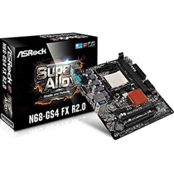Tarjeta Madre ASRock Micro ATX N68-GS4 FX R2.0, S- AM3+, NVIDIA nForce 630a, 16GB DDR3 para AMD 