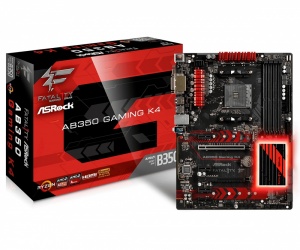 Tarjeta Madre ASRock ATX Fatal1ty AB350 Gaming K4, S-AM4, AMD B350, HDMI, 64GB DDR4 para AMD 