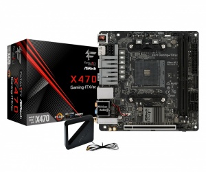 Tarjeta Madre ASRock mini-ITX Fatal1ty X470 Gaming-ITX/ac, S-AM4, AMD Promontory X470, HDMI, 128GB DDR4 para AMD Ryzen 