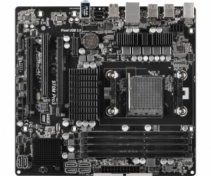Tarjeta Madre ASRock micro ATX 970M Pro3, S-AM3+, AMD 970, 64GB DDR3, para AMD 