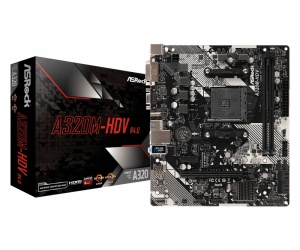 Tarjeta Madre ASRock Micro ATX A320M-HDV R4.0, S-AM4, AMD Promontory A320, HDMI, 32GB DDR4 para AMD ― Requiere Actualización de BIOS para la Serie Ryzen 3000 