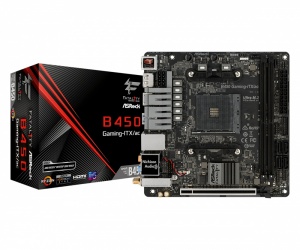 Tarjeta Madre ASRock mini ITX Fatal1ty B450 Gaming-ITX/ac, S-AM4, AMD B450, HDMI, 32GB DDR4 para AMD ― Requiere Actualización de BIOS para Ryzen Serie 5000 