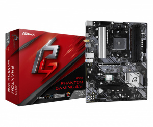 Tarjeta Madre ASRock ATX B550 PHANTOM GAMING 4/AC, S-AM4, AMD B550, HDMI, 128GB DDR4 para AMD ― Requiere Actualización de BIOS para la Serie Ryzen 5000 
