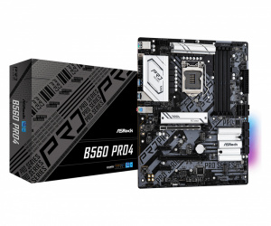 Tarjeta Madre ASRock ATX B560 Pro4, S-1200, Intel B560, HDMI, 128GB DDR4 para Intel 
