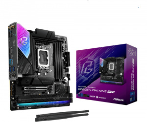 Tarjeta Madre ASRock B860M Lightning WiFi, Micro-ATX, LGA 1851, Intel B860, 256GB DDR5, HDMI/DP para Intel 