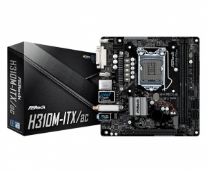 Tarjeta Madre ASRock Mini-ITX H310M-ITX/AC, S-1151, Intel H310, HDMI, 32GB DDR4 para Intel ― Compatibles solo con 8va y/o  9va Generación (Revisar modelos aplicables) 