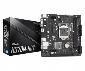Tarjeta Madre ASRock Micro-ATX H370M-HDV, S-1151, Intel H370, HDMI, 64GB DDR4 para Intel 