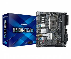 Tarjeta Madre ASRock Mini-ITX H510M-ITX/ac, S-1200, Intel H510, HDMI, 64GB DDR4 para Intel 