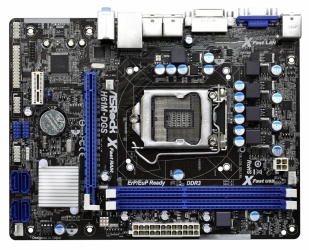 Tarjeta Madre ASRock micro ATX H61M-DGS, LGA1155, Intel H61, 16GB DDR3, para Intel 