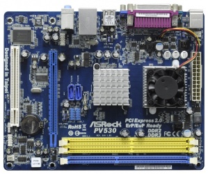 Tarjeta Madre AsRock micro ATX PV530, VIA Luke, VIA VX900 Integrada, 4GB DDR3/DDR2 