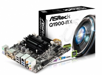 Tarjeta Madre ASRock mini ITX Q1900-ITX, Intel J1900 Integrada, HDMI, 16GB DDR3, para Intel 
