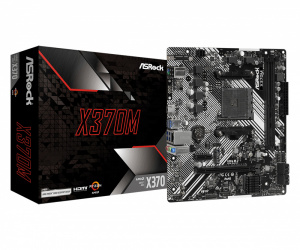 Tarjeta Madre ASRock Micro-ATX X370M, S-AM4, AMD Promontory X370, HDMI, 32GB DDR4 para AMD 