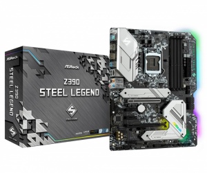 Tarjeta Madre ASRock ATX Z390 Steel Legend, S-1151, Intel Z390, HDMI, 128GB DDR4 para Intel ― Compatibles solo con 8va y/o  9va Generación (Revisar modelos aplicables) 