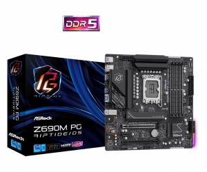 Tarjeta Madre ASRock Micro-ATX Z690M PG RIPTIDE/D5, S-1700, Intel Z690, HDMI, 128GB DDR5 para Intel ― Requiere Actualización de BIOS para Procesadores Intel 13va. Generación 