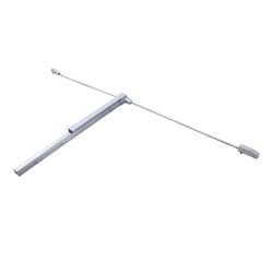 Assa Abloy Barra para Puertas de Emergencia Tipo TAMPA 4718, 104cm, Plata 