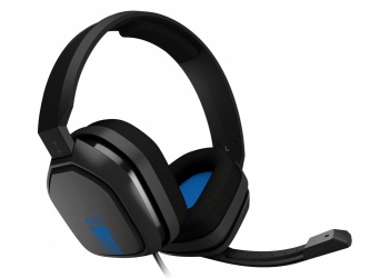 Astro Gaming Audífonos Gamer A10 para PS4/PS5/Xbox/PC/Mac, Alámbrico, 3.5mm, Negro/Azul 