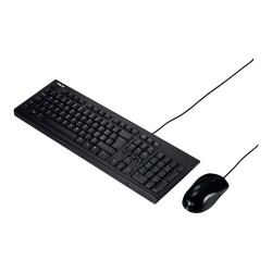 Kit de Teclado y Mouse ASUS U2000, Alámbrico, USB, Negro (Español) 