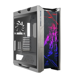 Gabinete ASUS ROG Strix Helios Gundam Edition con Ventana RGB, Midi-Tower, ATX/E-ATX/Micro ATX/Mini-ITX, USB-C/3.2, sin Fuente, Gris 