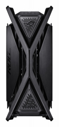 Gabinete ASUS Hyperion GR701 BTF Edition, Full Tower, ATX/EATX/Micro-ATX/Mini-ITX, USB 3.0, sin Fuente, 4 Ventiladores Instalados, Negro ― Tiene una de las pestañas de la tapa lateral quebrada, por lo que no cierra correctamente ni cumple su función. 