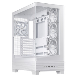 Gabinete ASUS A31 Case, Midi-Tower, ATX/Micro-ATX/Mini-ITX, USB 3.0, sin Fuente, sin Ventiladores Instalados, Blanco 