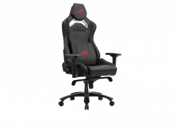ASUS Silla Gamer SL300 ROG Chariot Core, hasta 150Kg, Negro/Rojo 