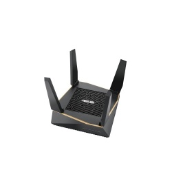 Router ASUS Gigabit Ethernet de Banda Triple MU-MIMO Firewall RT-AX92U, Inalámbrico, 4808Mbit/s, 5x RJ-45, 2.4/5/5GHz, 4 Antenas Externas y 2 Internas 