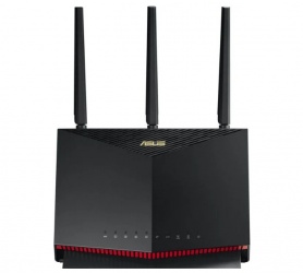Router ASUS Gigabit Ethernet RT-AX86U AX5700 Wi-Fi 6, Inalámbrico, 2.4/5GHz, 6x RJ-45, 5700 Mbps, 3 Antenas Externas ― ¡Optimizado para Gaming! 