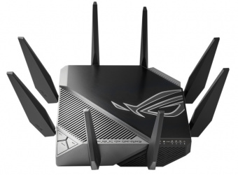 Router ASUS Gigabit Ethernet de Tribanda MU-MIMO Firewall GT-AXE11000 para Gaming AiMesh, Inalámbrico, 4804 Mbit/s, 5x RJ-45, 2.4 GHz/5GHz /6GHz, 8 Antenas Externas 