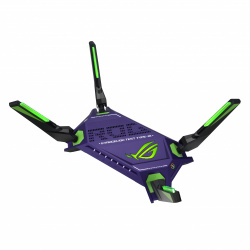 Router Asus Gigabit Ethernet de Banda Dual MU-MIMO Firewall ROG Rapture GT-AX6000 EVA Edition para Gaming con AiMesh Wi-Fi 6, Inalámbrico, 6000 Mbit/s, 5x RJ-45, 4 Antenas Externas 