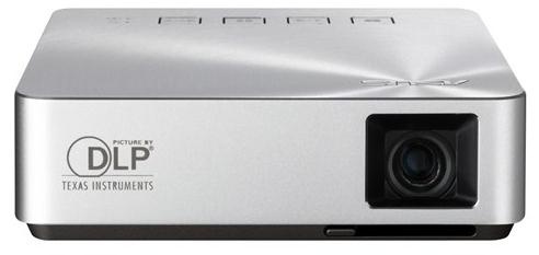 Proyector ASUS S1 Portátil LED, WVGA 854 x 480, max. 200 Lúmenes, Plata 
