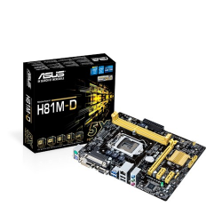 Tarjeta Madre ASUS micro ATX H81M-D, S-1150, Intel H81, 16GB DDR3, para Intel 