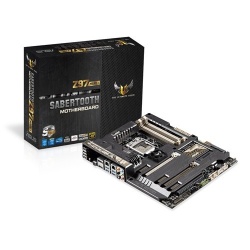 Tarjeta Madre ASUS ATX SABERTOOTH Z97 MARK 1, S-1150, Intel Z97, HDMI, DDR3, para Intel 