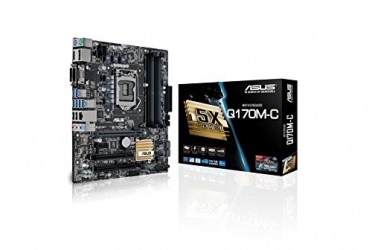 Tarjeta Madre ASUS micro ATX Q170M-C, S-1151, Intel Q170, HDMI, 64GB DDR4 para Intel 