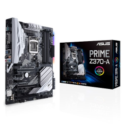 Tarjeta Madre ASUS ATX PRIME Z370-A, S-1151, Intel Z370, HDMI, 64GB DDR4 para Intel ― Compatibles solo con 8va y/o  9va Generación (Revisar modelos aplicables) 