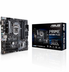 Tarjeta Madre ASUS microATX PRIME H370M-PLUS, S-1151, Intel H370, HDMI, 64GB DDR4 para Intel ― Compatibles solo con 8va y/o  9va Generación (Revisar modelos aplicables) 