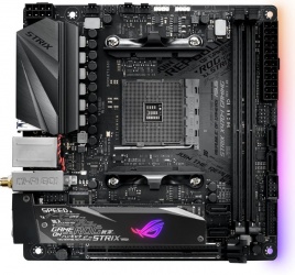 Tarjeta Madre ASUS mini ITX ROG STRIX X470-I GAMING, S-AM4, AMD X470, HDMI, 32GB DDR4 para AMD 